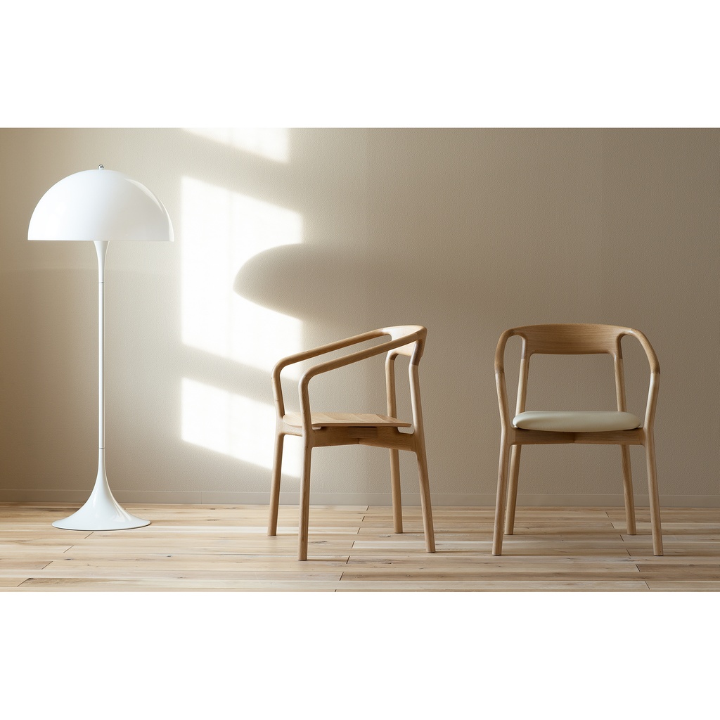 Korento Armchair (Upholstered Seat) - 11