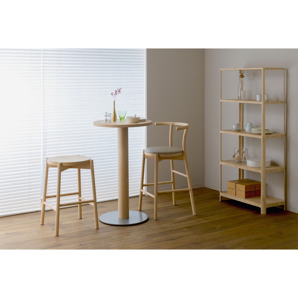 Kotan High Stool (Wooden Seat) - 13