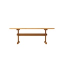 IPPONGI Table Book-Match Two Panel Top T-shape Legs 1
