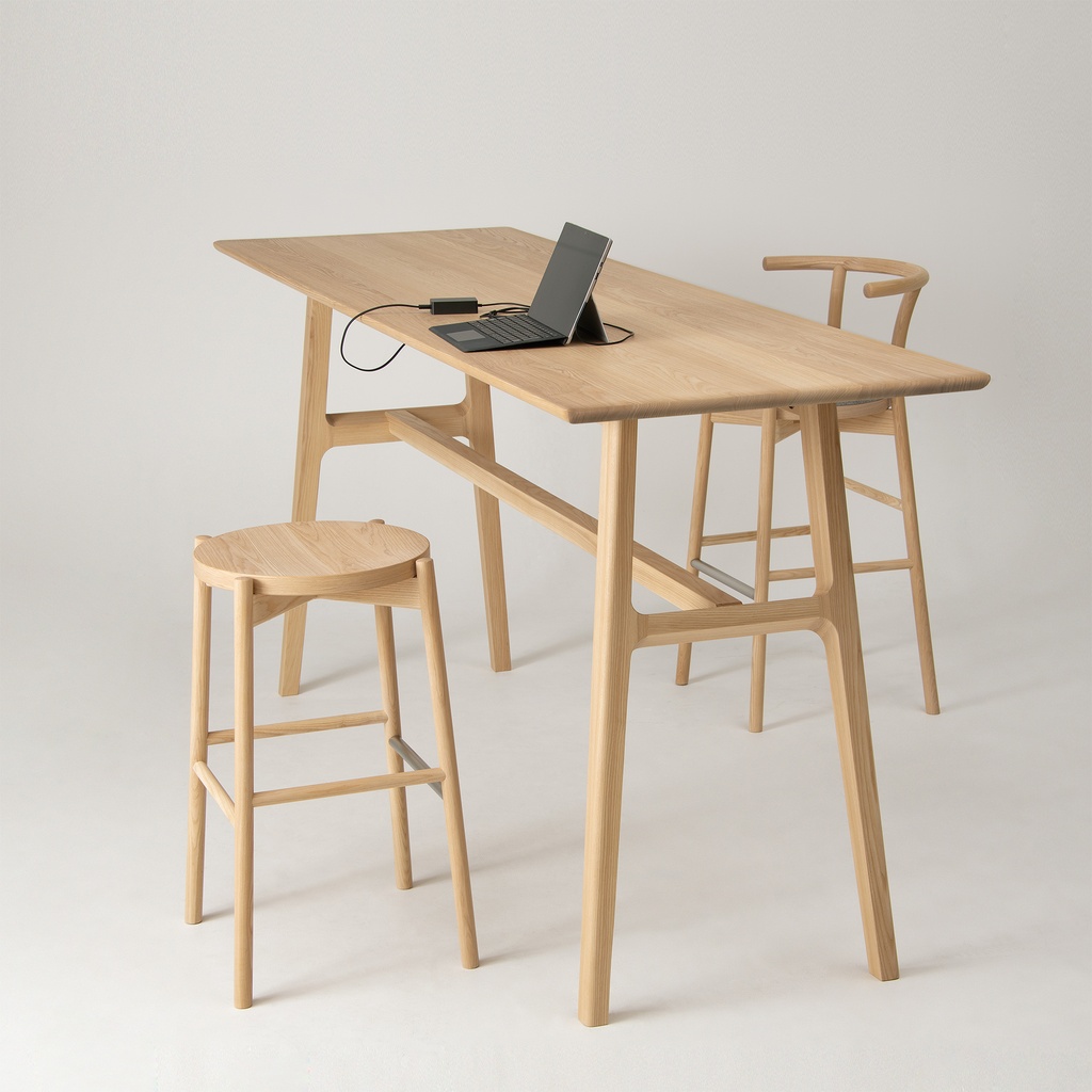 TEN Dining (21) Solid Wood High Table 6