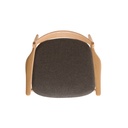 KAMUY LUX Dining Armchair (Upholstered Seat) 4