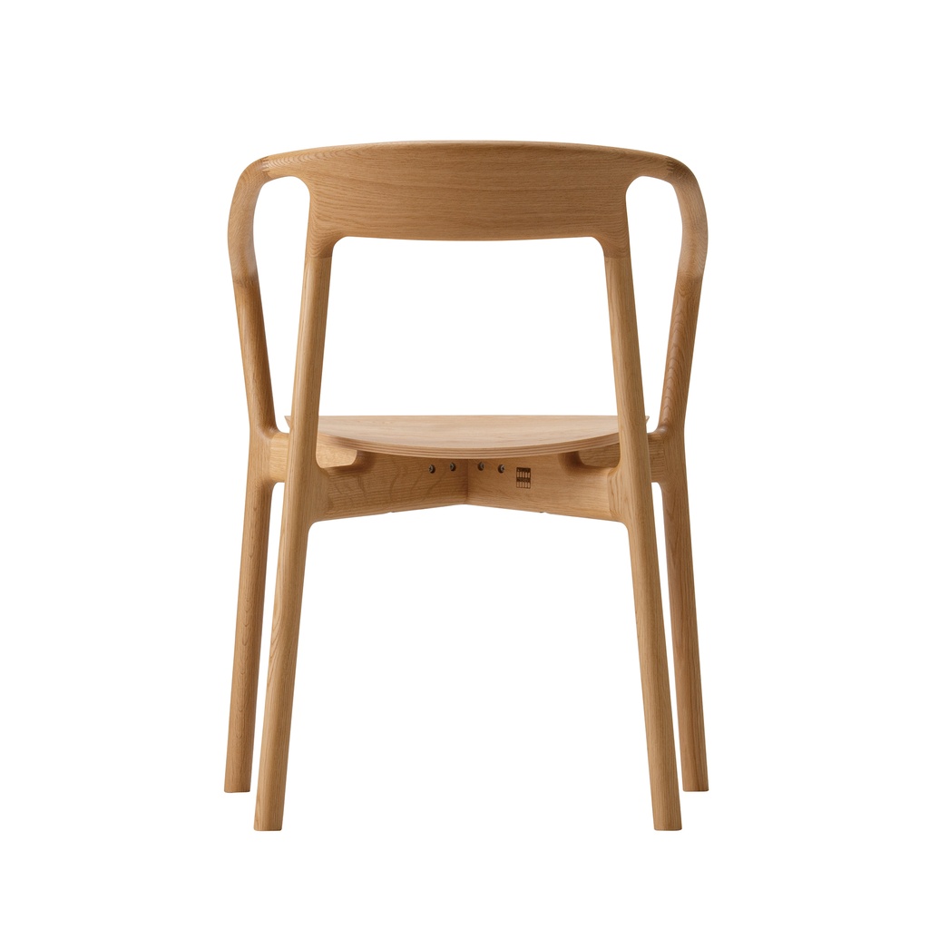 KORENTO Dining Armchair (Wooden Seat) 3