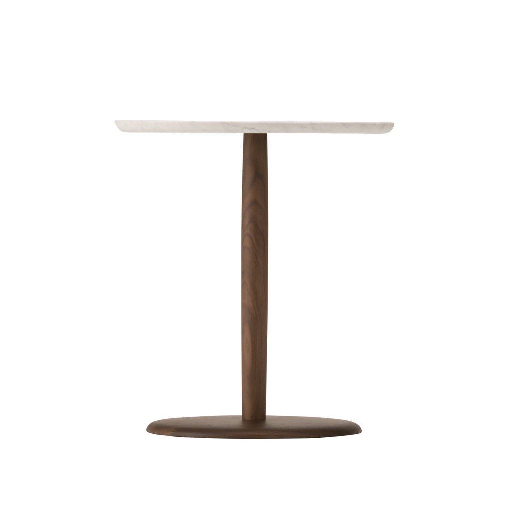 Kamuy Lux Round Side Table 45 (Marble) - 4