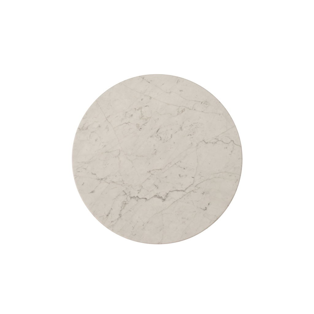 Kamuy Lux Round Side Table 45 (Marble) - 7