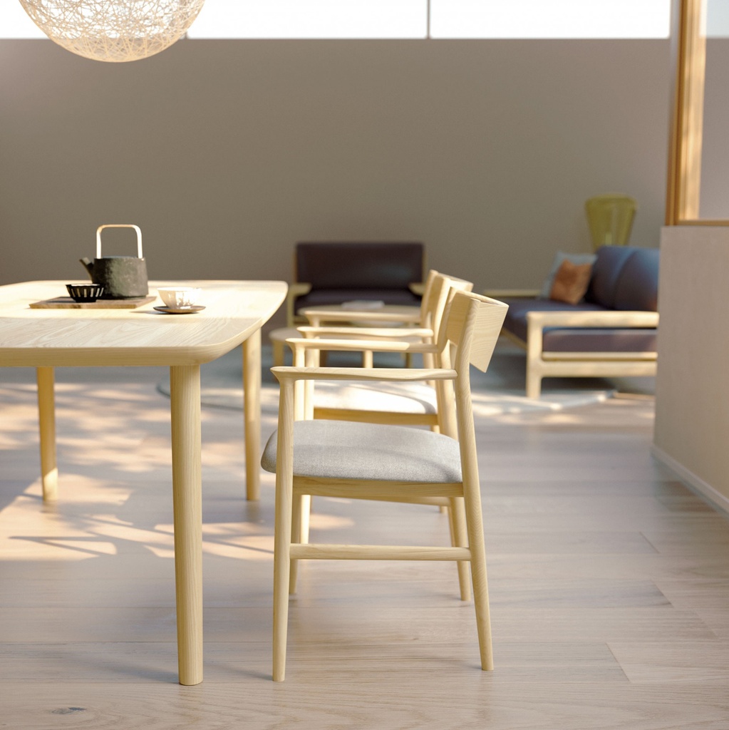 Kamuy Lux Side Chair (Wooden Seat) - 11