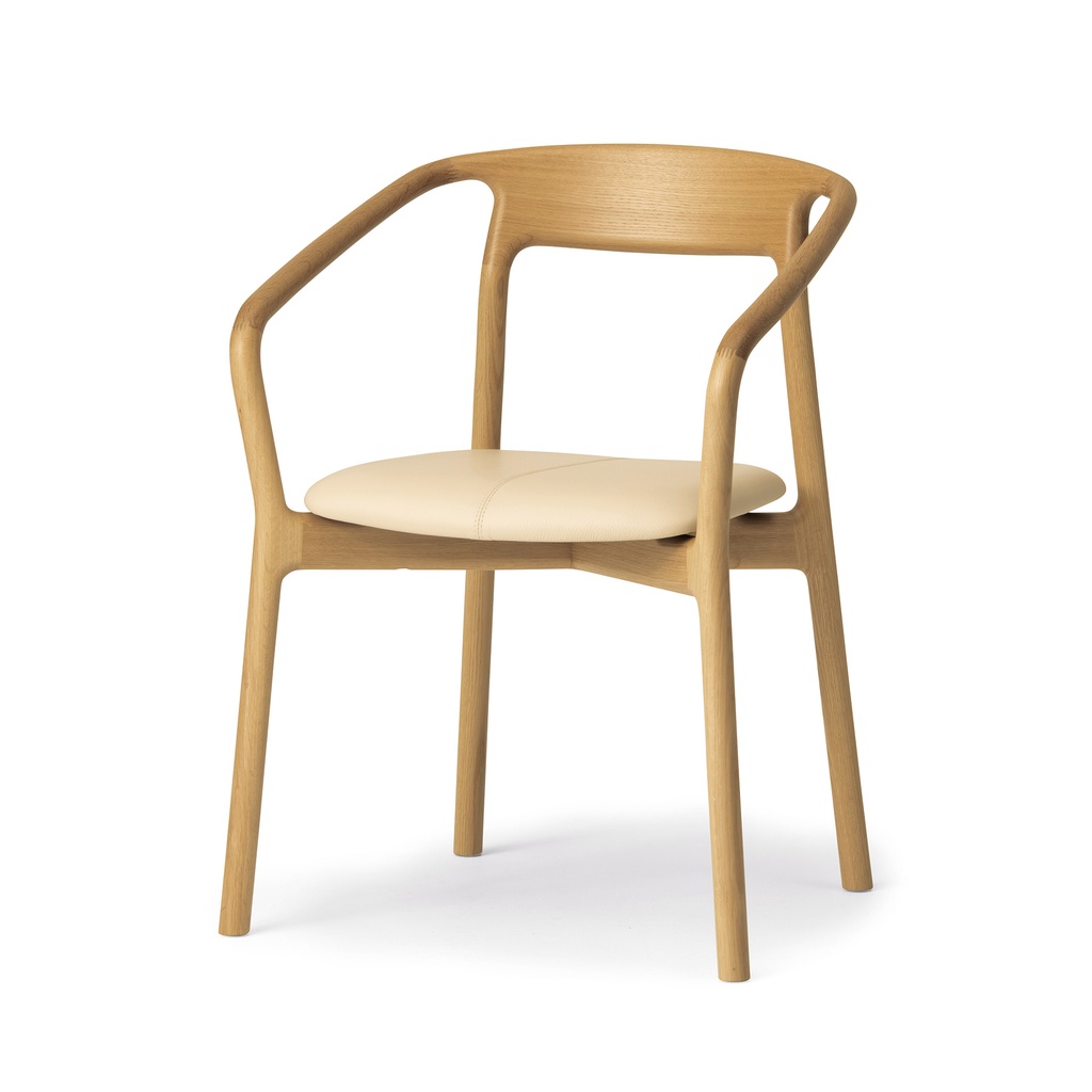 KORENTO Dining Armchair (Upholstered Seat)