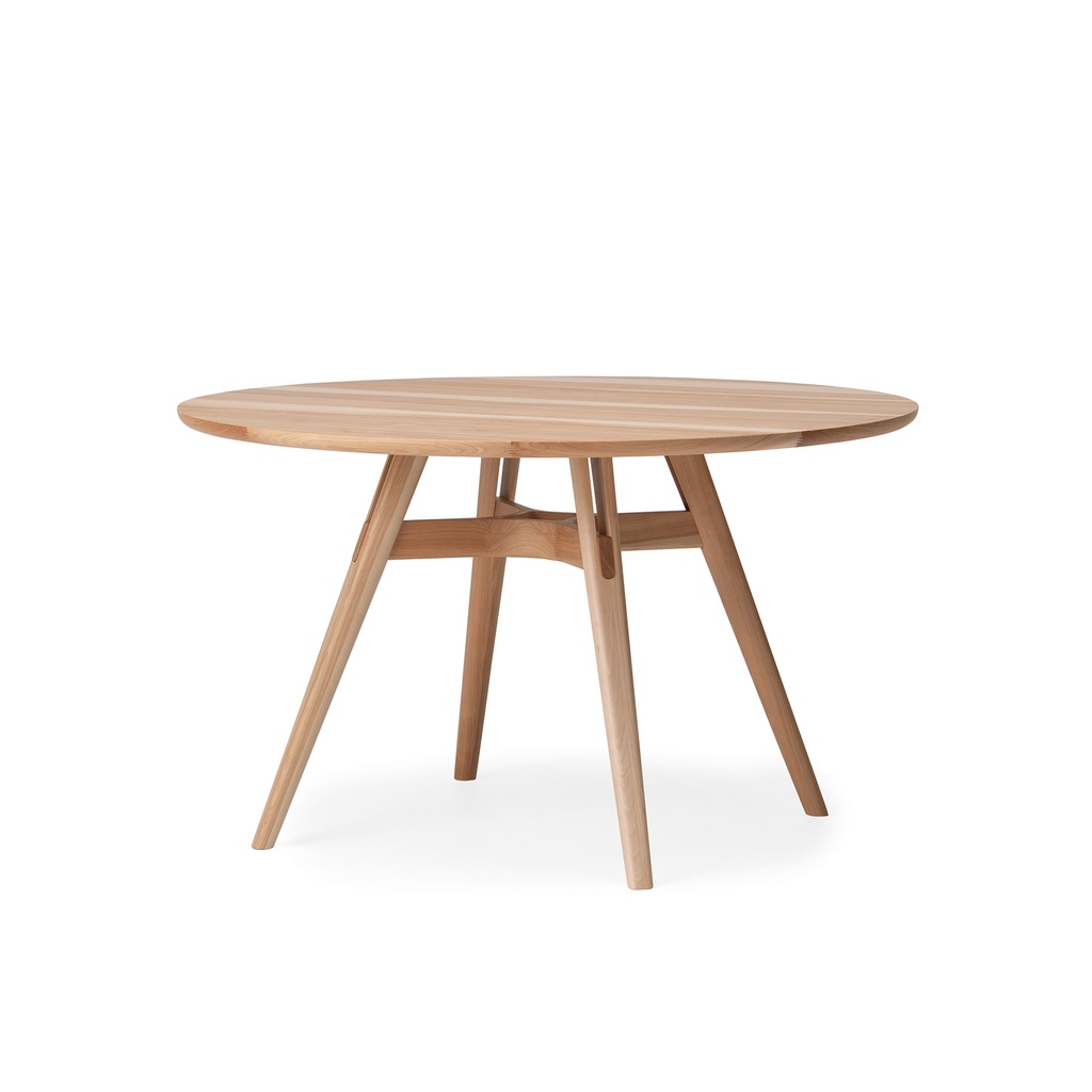 [CH-DT-00313] YON Dining Round Table (Japanese Ash, Round Table 120 — DIA:1200mm H:710mm(H:740mm) H2:680mm(H:710mm))