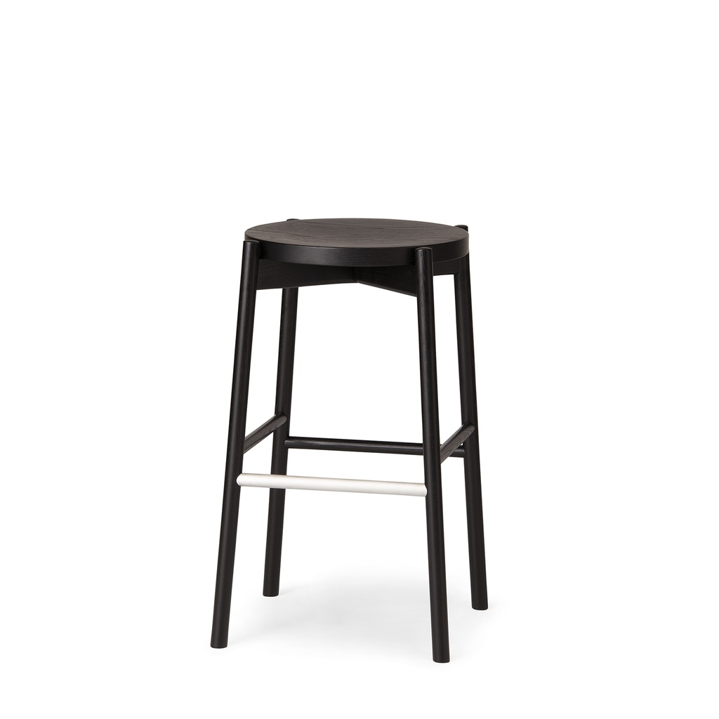 [BNR-13810] Kotan High Stool (Wooden Seat)