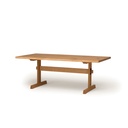 IPPONGI Table Book-Match Two Panel Top T-shape Legs