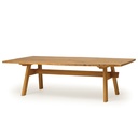 IPPONGI Table Book-Match Two Panel Top Turret Legs