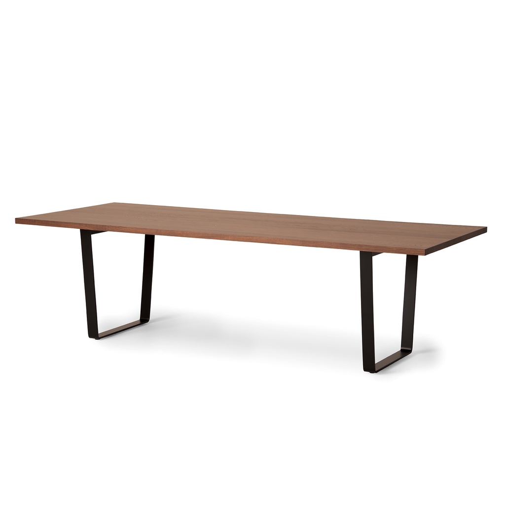 [BNR-14384] Sled Solid Wood Table (W:1500mm D:1000mm H:710mm(H740) H2:665mm(H695), Japanese Elm)