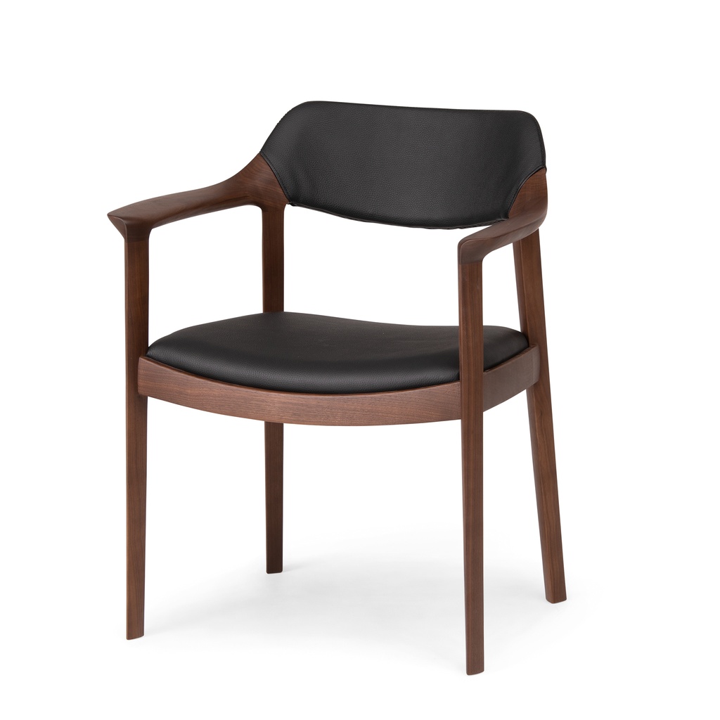 [BNR-4344] Wing Lux Armchair (Upholstered Back) (Japanese Ash, CL1)