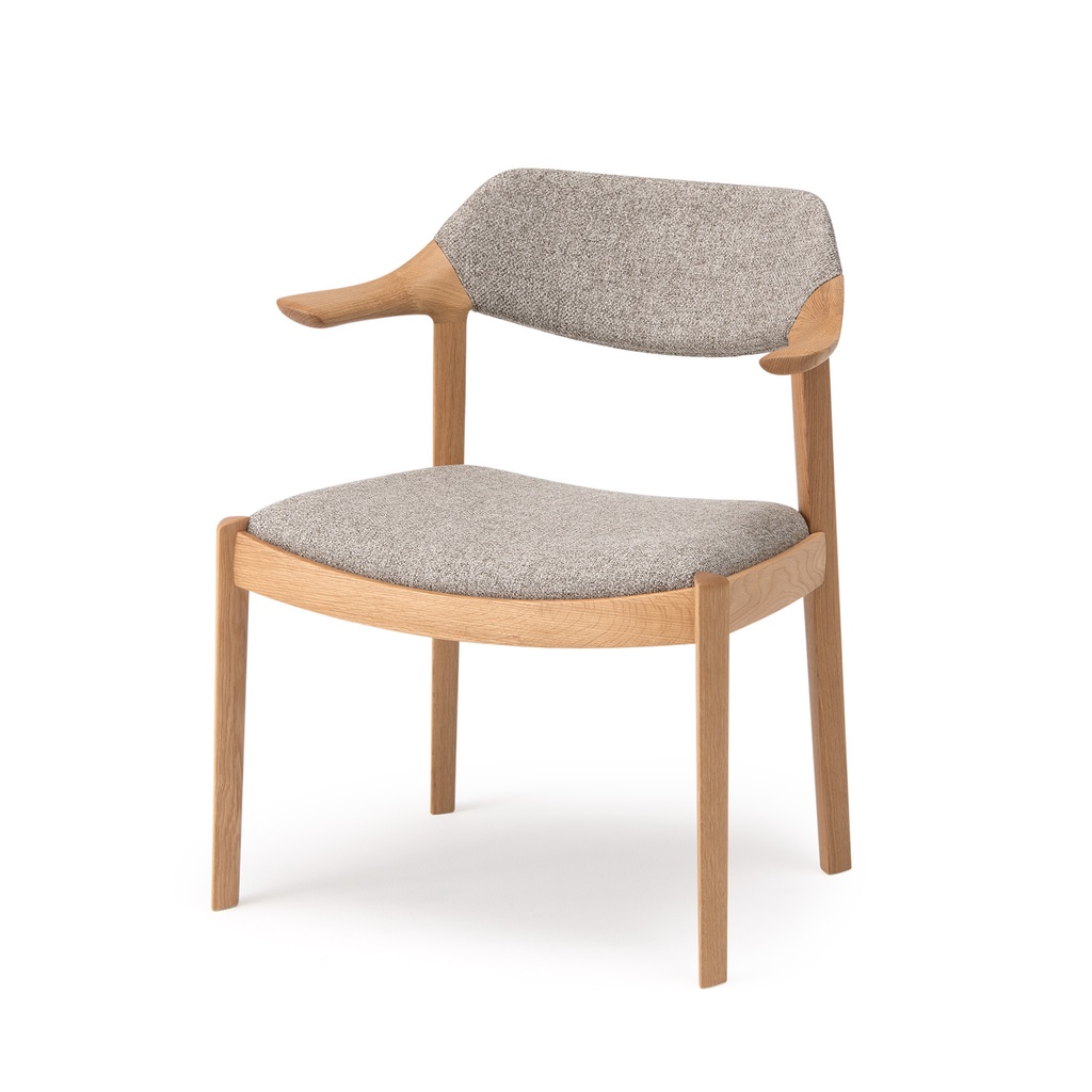 [BNR-4434] Wing Lux Side Chair (Upholstered Back) (Japanese Ash, CL1)