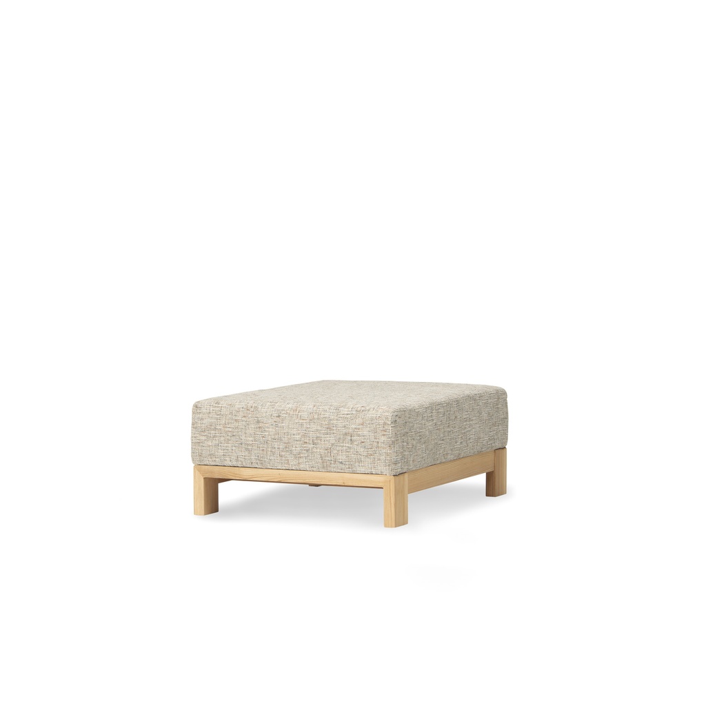 [CH-SS-00314] ATILLA LUX Living Ottoman 75 (Japanese Ash, F1)