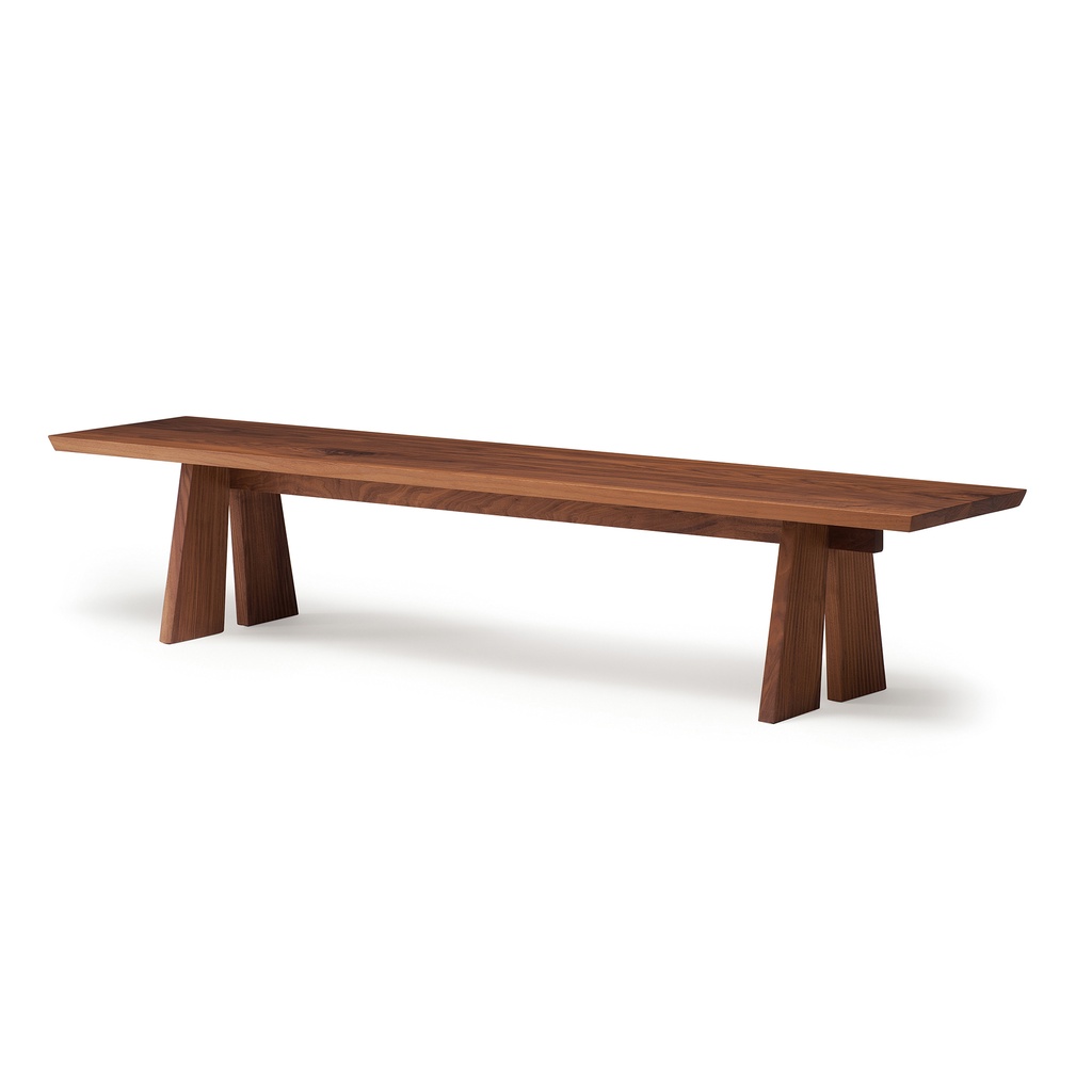 [BNR-16296] Hakama Bench (With Dovetail, W:1600mm D:450mm H:420mm(H450), Japanese Elm)