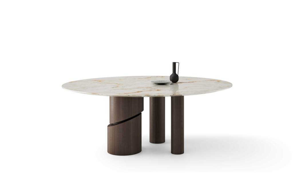 Kamuy Lux Round Table 58 (Japanese Oak)