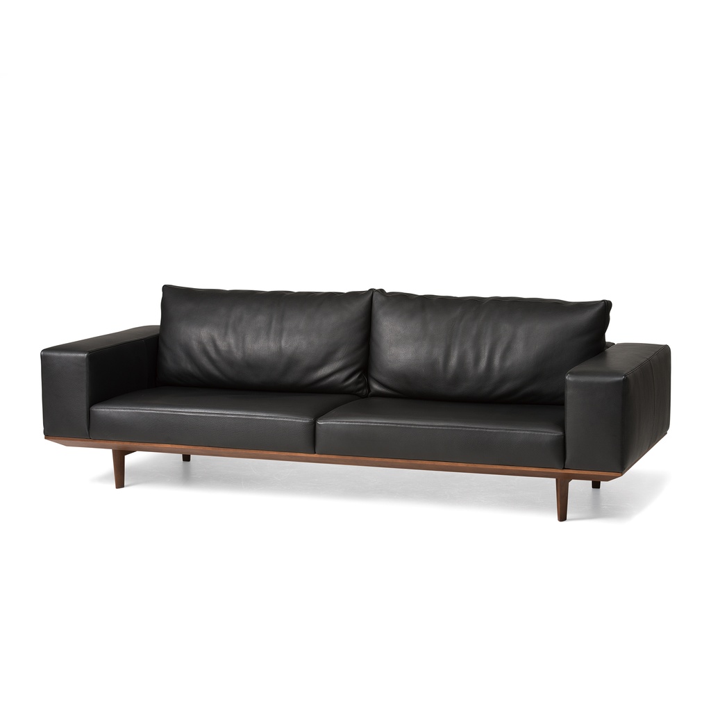 [BNR-17749] Wing Lux Sofa (W:2050mm D:930mm H:790mm SH:385mm AH:570mm, Japanese Oak, CL1)