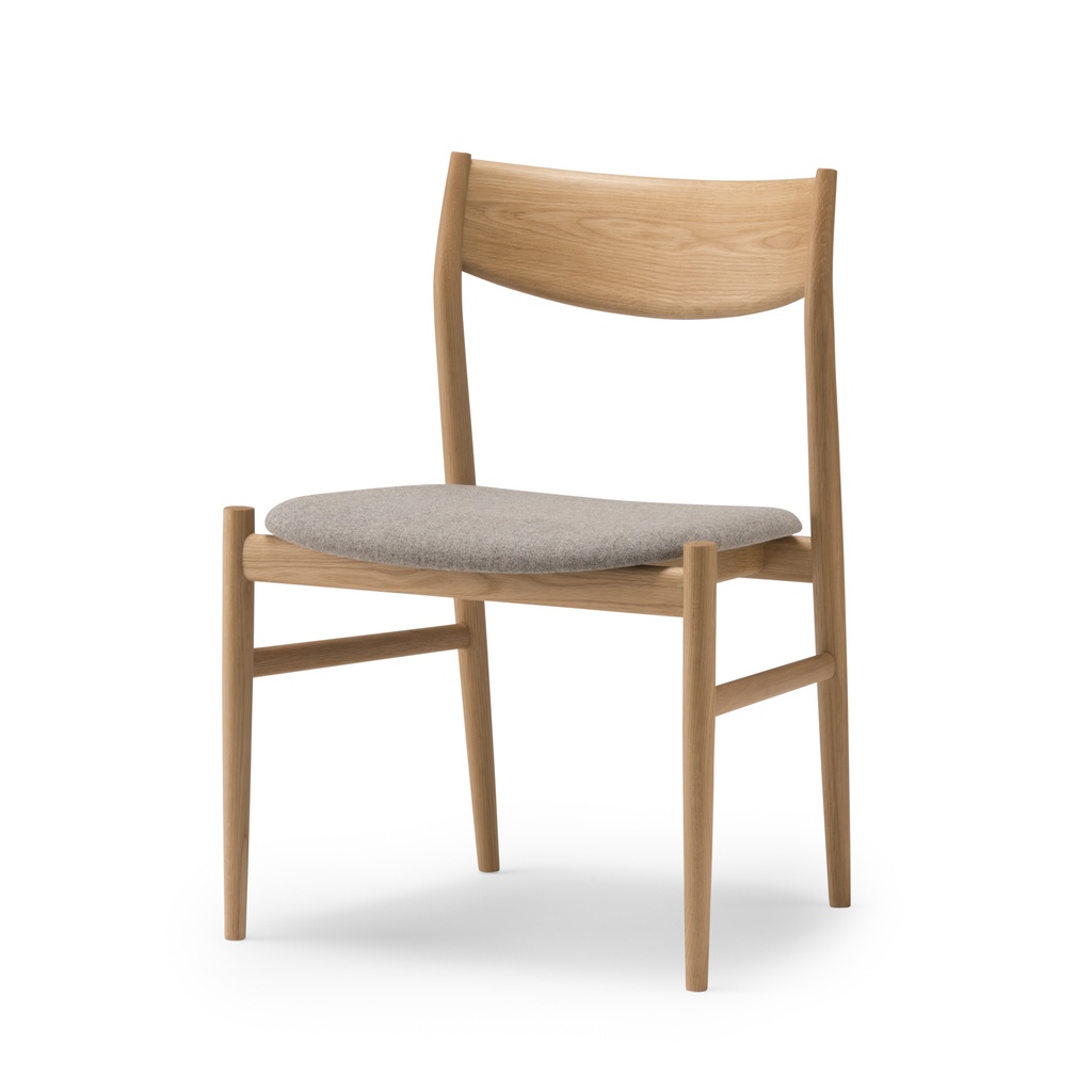 [BNR-4804] Kamuy Lux Side Chair (Upholstered Seat) (Japanese Oak, CL1)