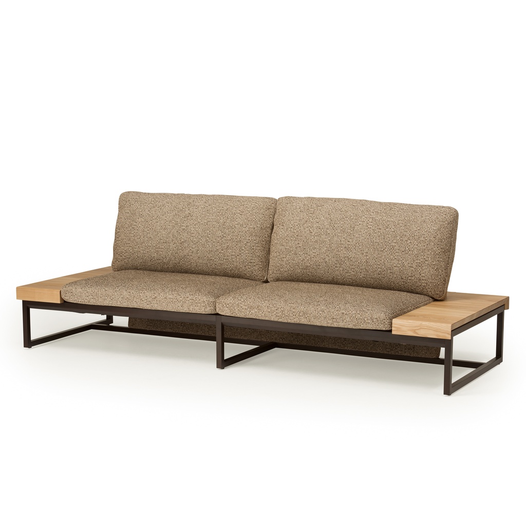 [BNR-17786] Sestina Lux Sofa (W:2100mm D:920mm H:790mm SH:410mm AH:340mm, Japanese Ash, CL1)